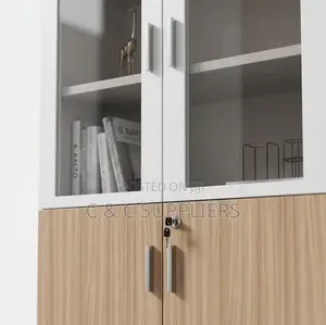 2-Door Executive Wooden File Cabinet.