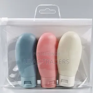 3pcs Nordic Style Portable Bottles for Shampoo, Shower Gel Tact*