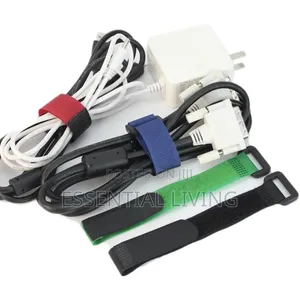 Cable Organizer Ties Set 10pcs for Phone Charger TV Cords, Velcro