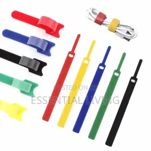 Cable Organizer Ties Set 10pcs for Phone Charger TV Cords, Velcro