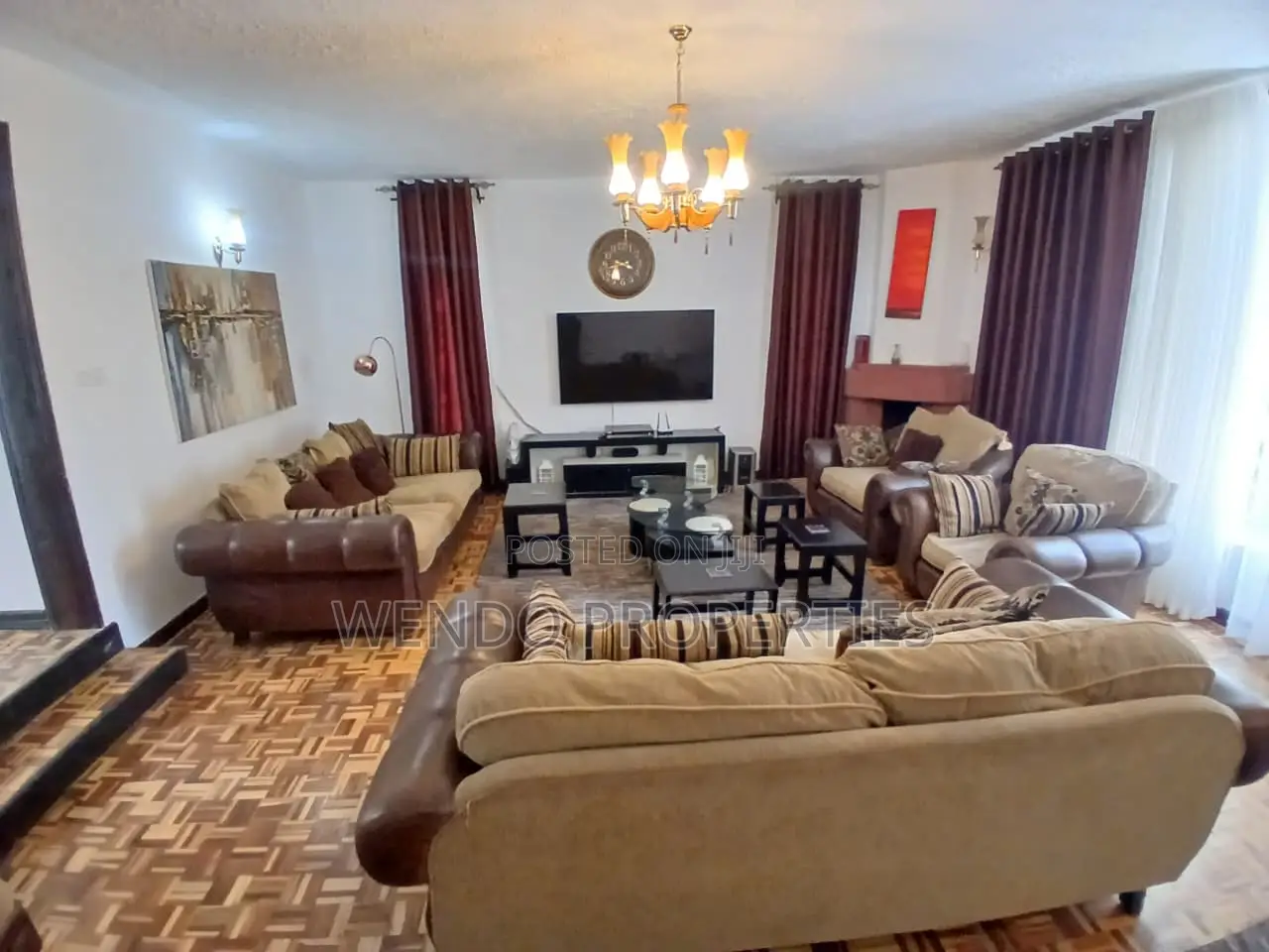 Furnished 4bdrm House in Karen C for rent