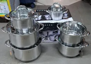 Edenberg 12pcs Stainless Sufuria 
Code Eb_4001M
 at 