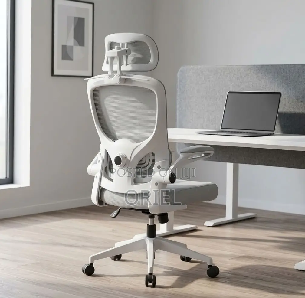 Modern Office Chair: Gray Office Seat