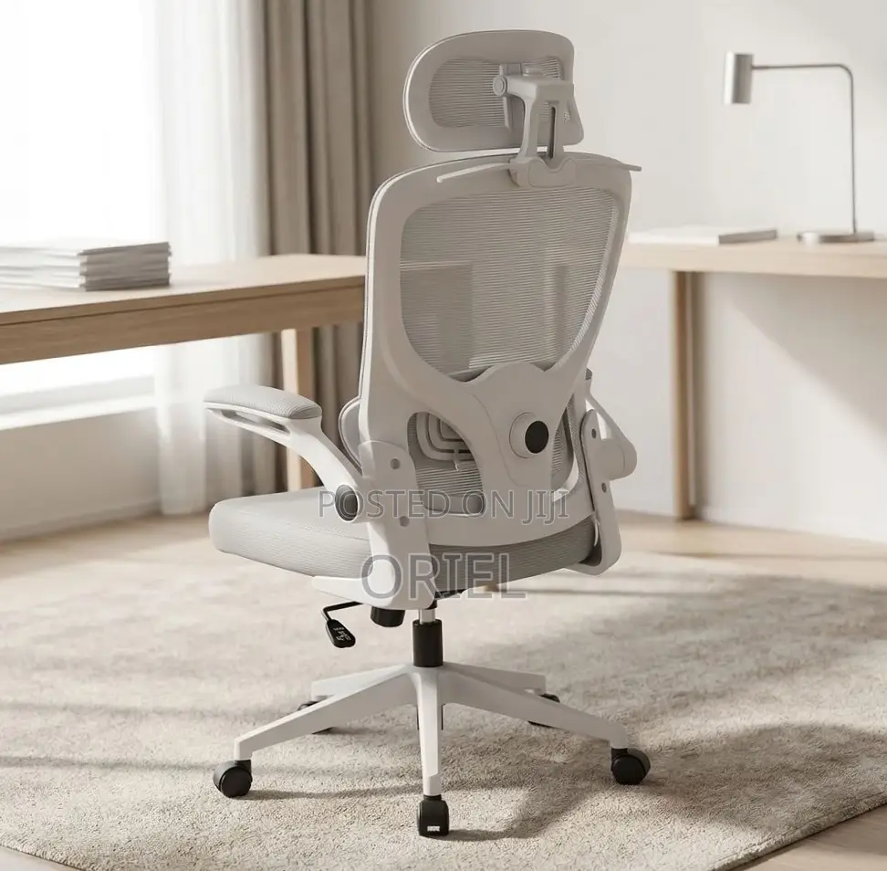 Modern Office Chair: Gray Office Seat