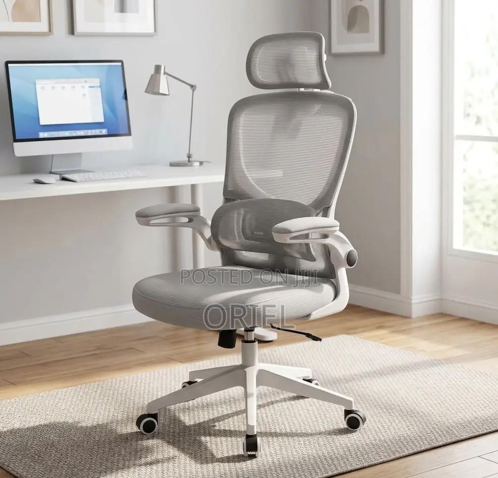 Modern Office Chair: Gray Office Seat