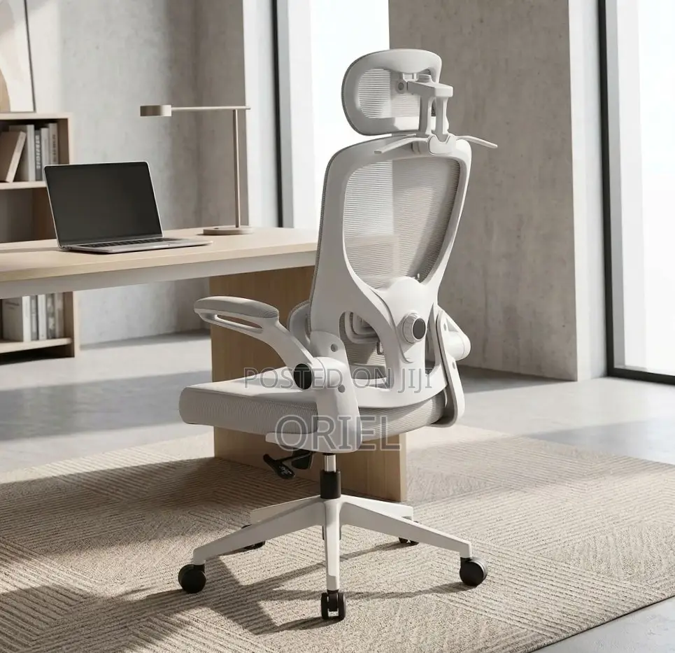Modern Office Chair: Gray Office Seat
