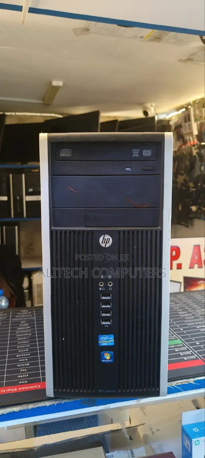 Desktop Computer HP 8GB Intel Core i7 HDD 500GB