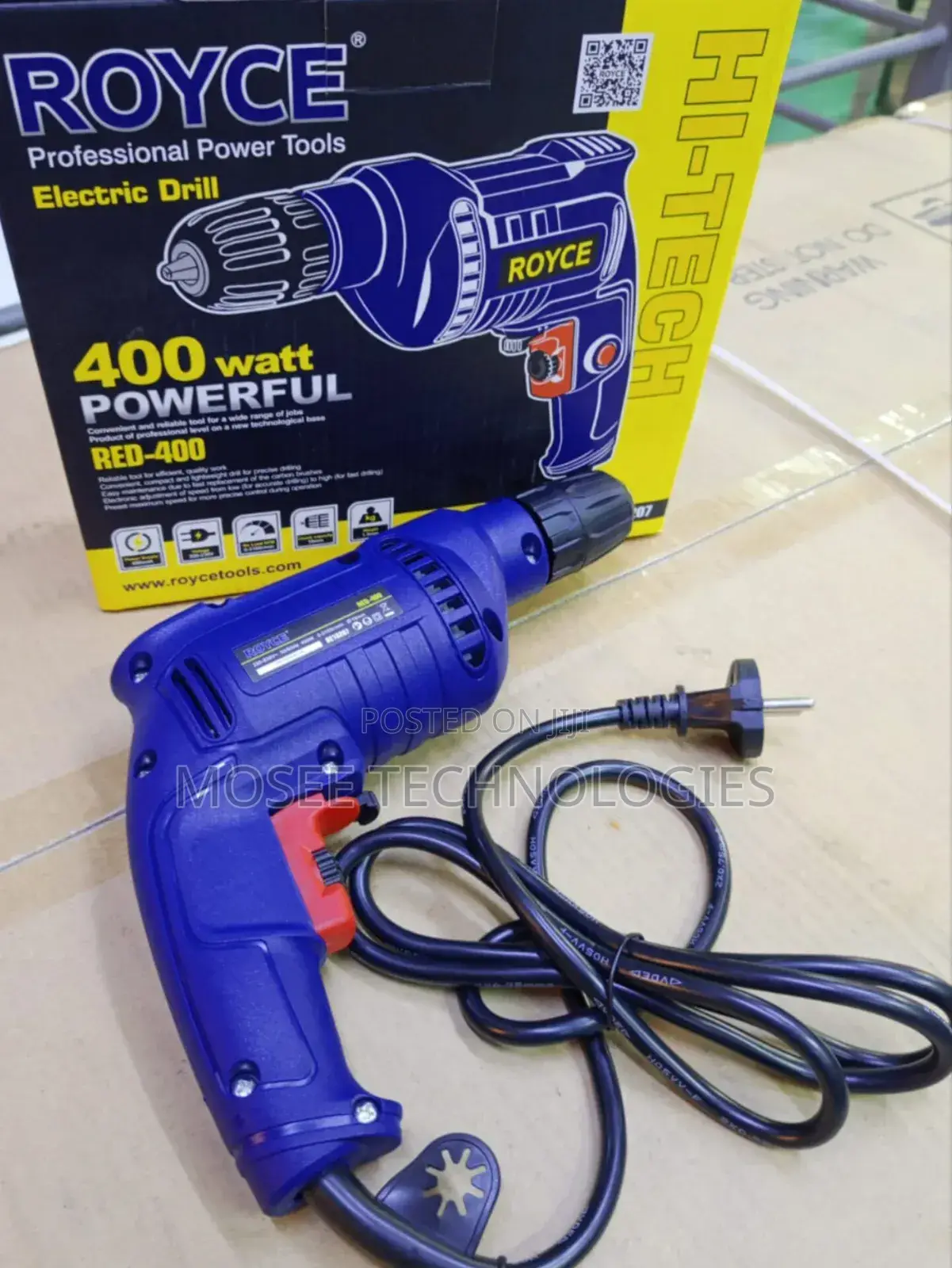 Royce 400W Corded Electric Drill Machine
