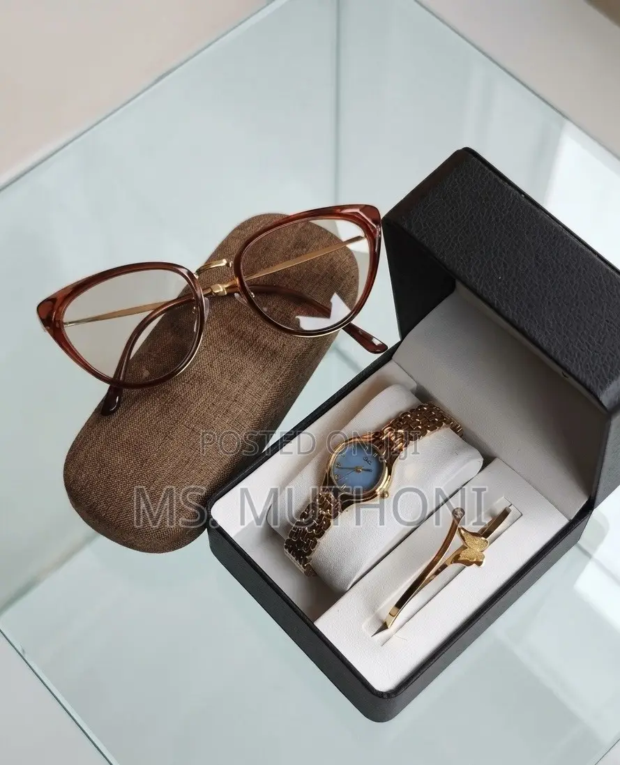 Aura of Elegance Set (Watch, Jewelry, and Eyewear):