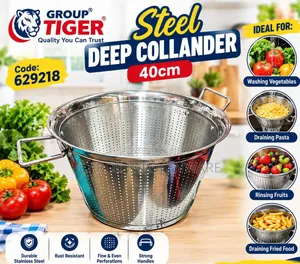 40 Cm Stainless Steel Deep Colander