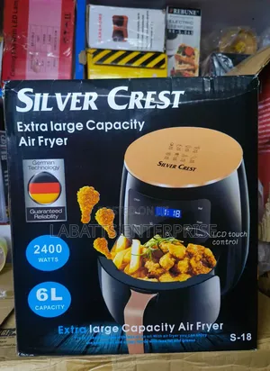 6-Litre Silver Crest Air Fryer – Convenient Kitchen Cooking Solution