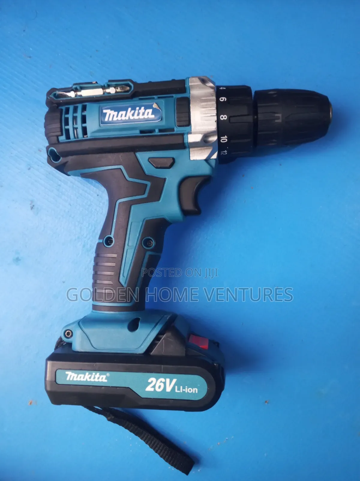 Rechargeable Cordless Impact Drill Set With 2 Batteries