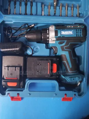 Rechargeable Cordless Impact Drill Set With 2 Batteries