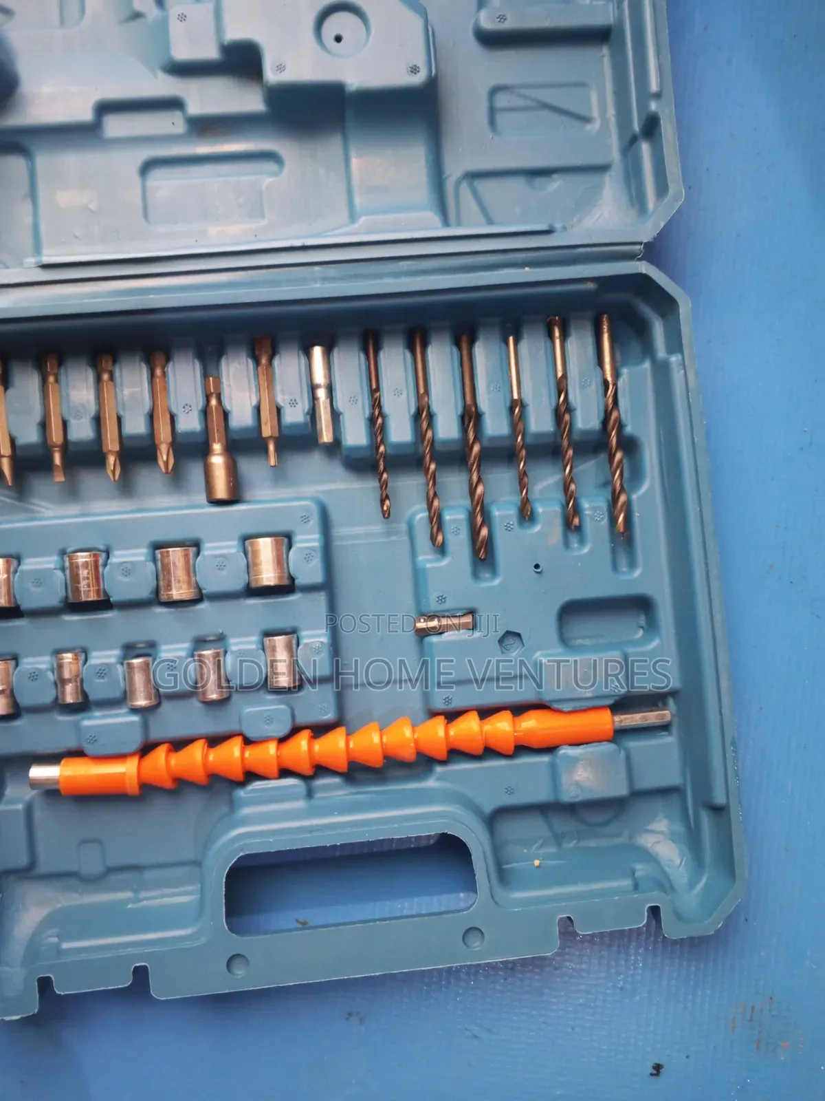 Rechargeable Cordless Impact Drill Set With 2 Batteries