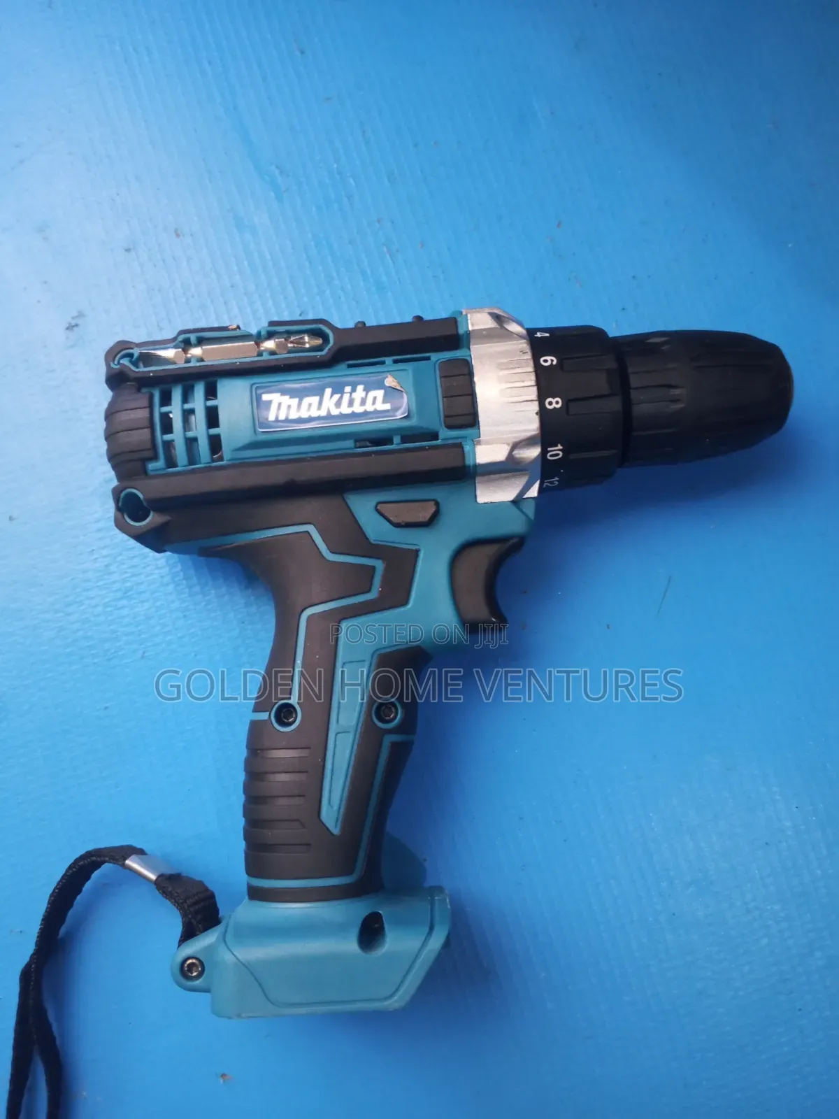 Rechargeable Cordless Impact Drill Set With 2 Batteries