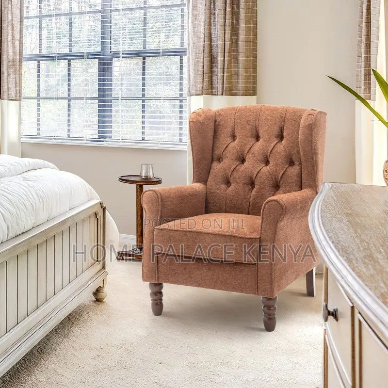 Accent Chair; Upholstered Tufted Accent Chair for Home Interiors