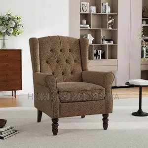 Accent Chair; Upholstered Tufted Accent Chair for Home Interiors