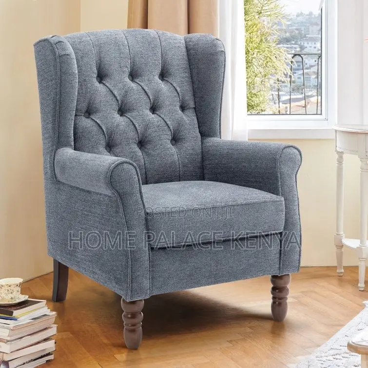 Accent Chair; Upholstered Tufted Accent Chair for Home Interiors