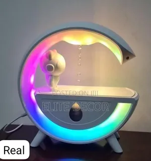 T00K8 Bluetooth Speaker Humidifier – LED Anti-Gravity Droplets
