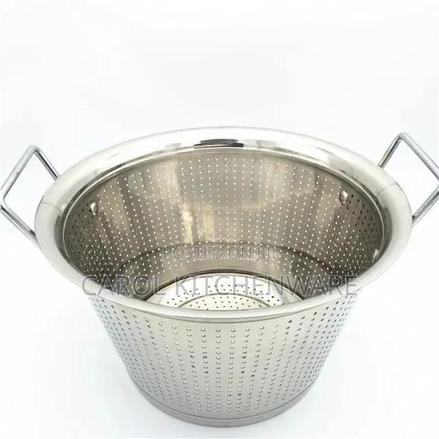 40 Cm Stainless Steel Deep Colander - thumbnail 2