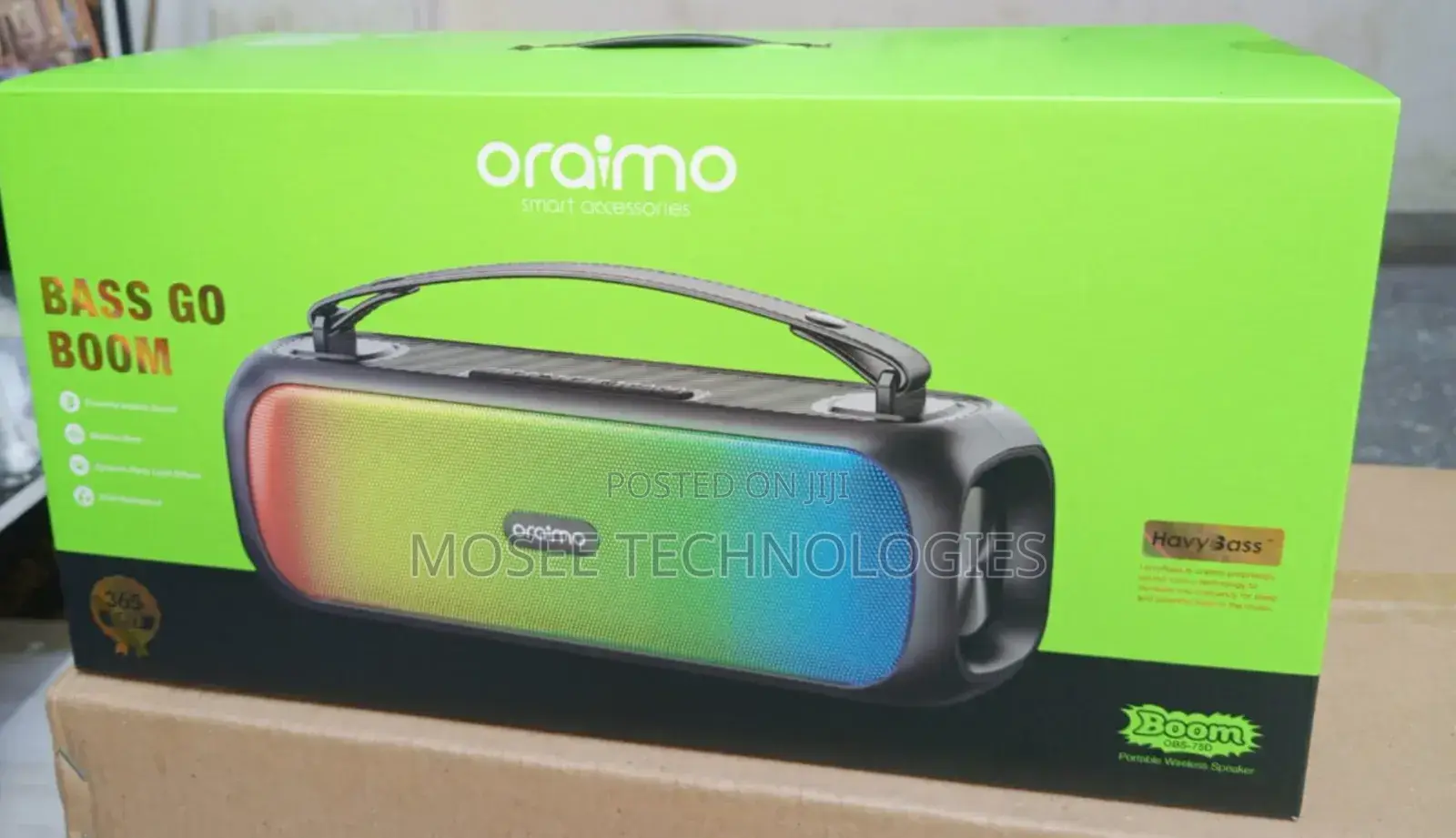 Oraimo Base Go Boom Wireless Bluetooth Speaker