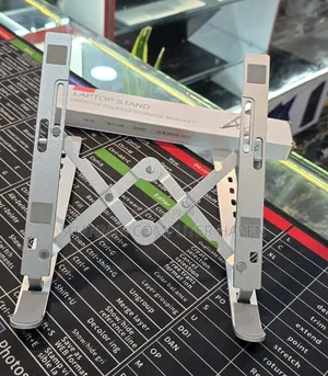 Aluminium Foldable Laptop Stand – Portable, Adjustable Ergonomic