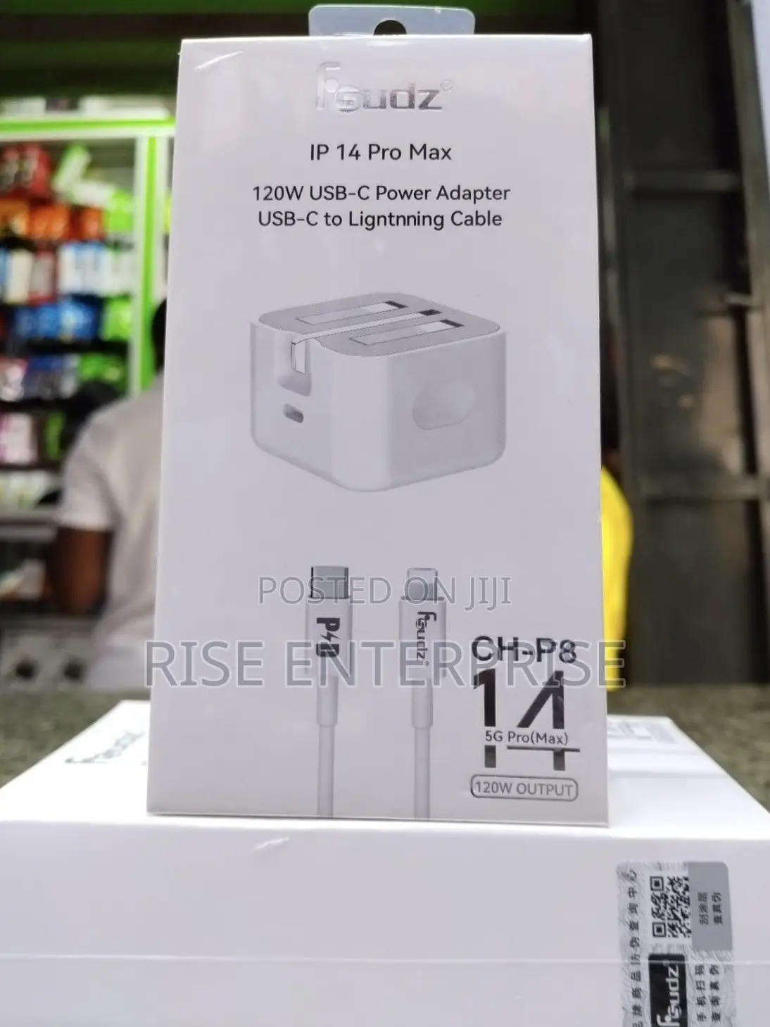 120W iPhone 14 Pro Max Complete Charger With Lightning Cable