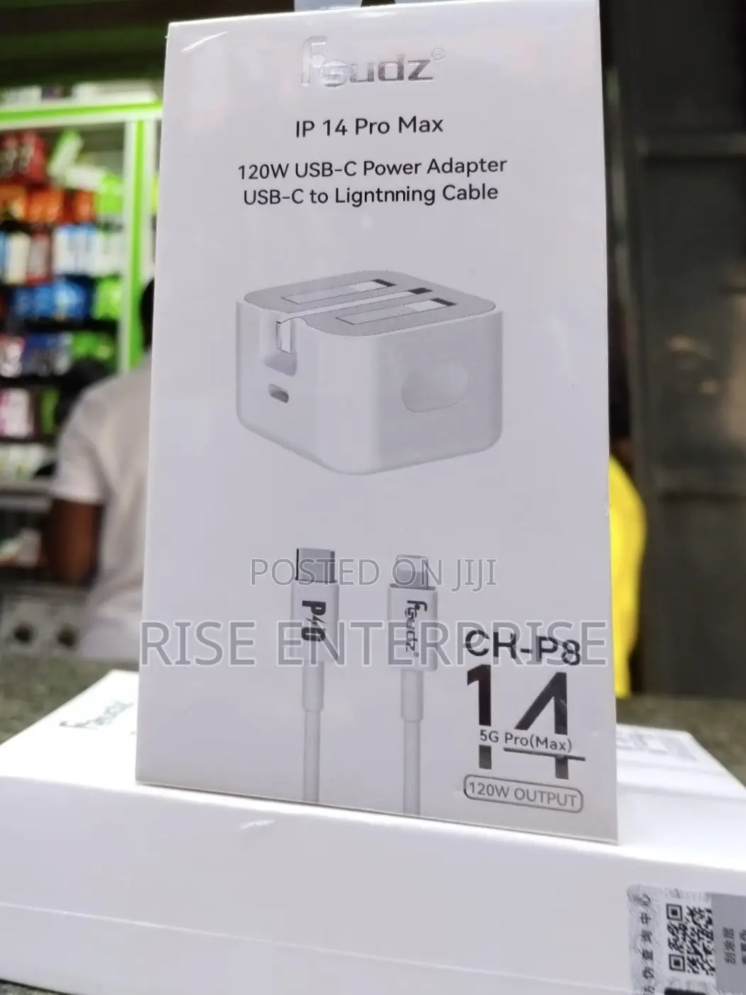 120W iPhone 14 Pro Max Complete Charger With Lightning Cable