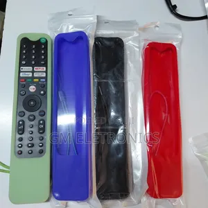 Original Sony Smart TV Voice Remote Control + Cover Case Batteries
