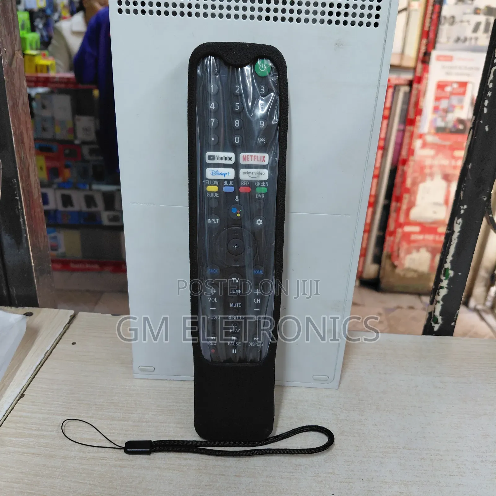 Original Sony Smart TV Voice Remote Control + Cover Case Batteries
