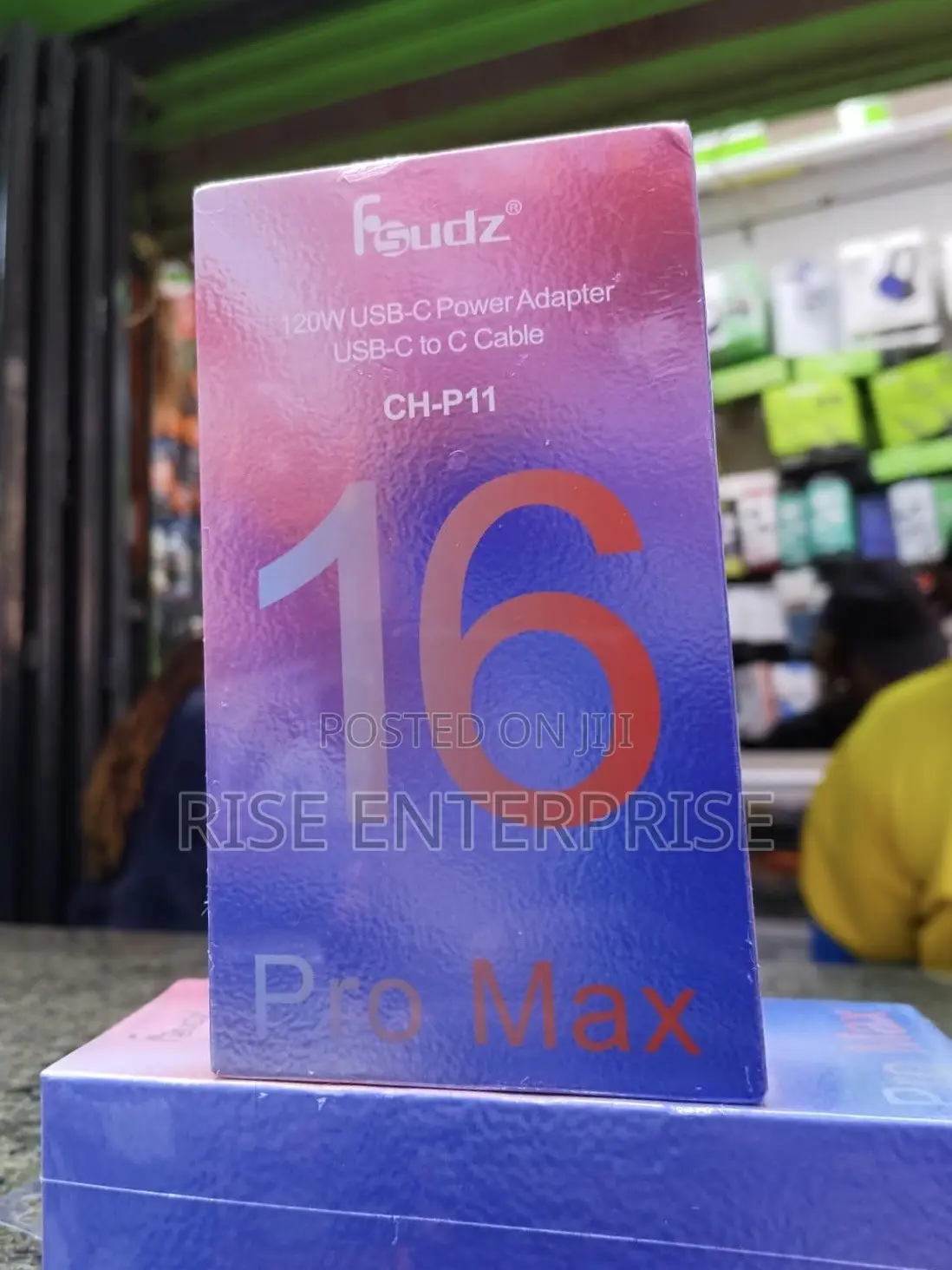 120W iPhone 16 Pro Max Complete Charger With USB C-C Cable