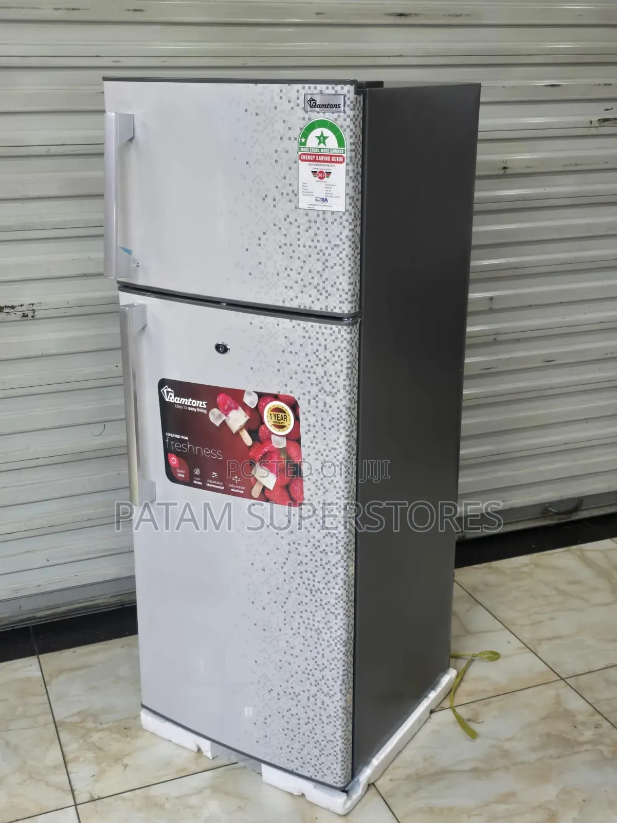Ramtons Double Fridge 213L Direct Cool