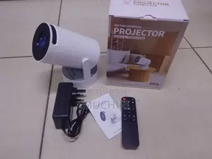 HY300 Battery-Powered Smart Projector for Home Use