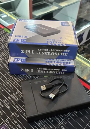 2-in-1 USB 3.0 HDD/SSD Enclosure – 3.5" 2.5" | 6Gbps | Up to 12TB