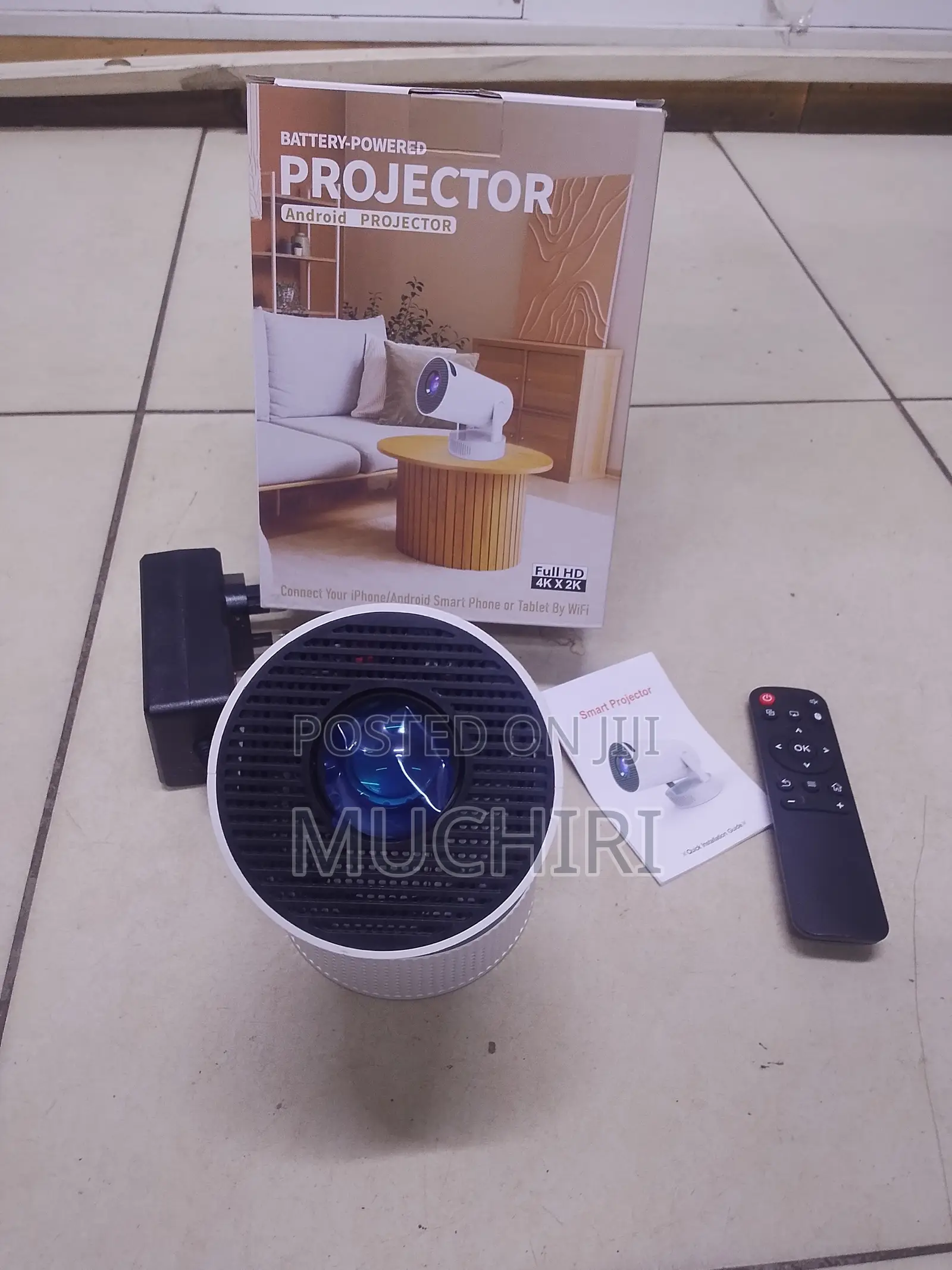 HY300 Mini Cinema Projector With Internal Battery