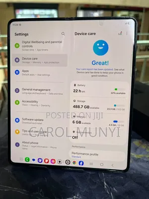 New Samsung Galaxy Fold 512 GB Purple