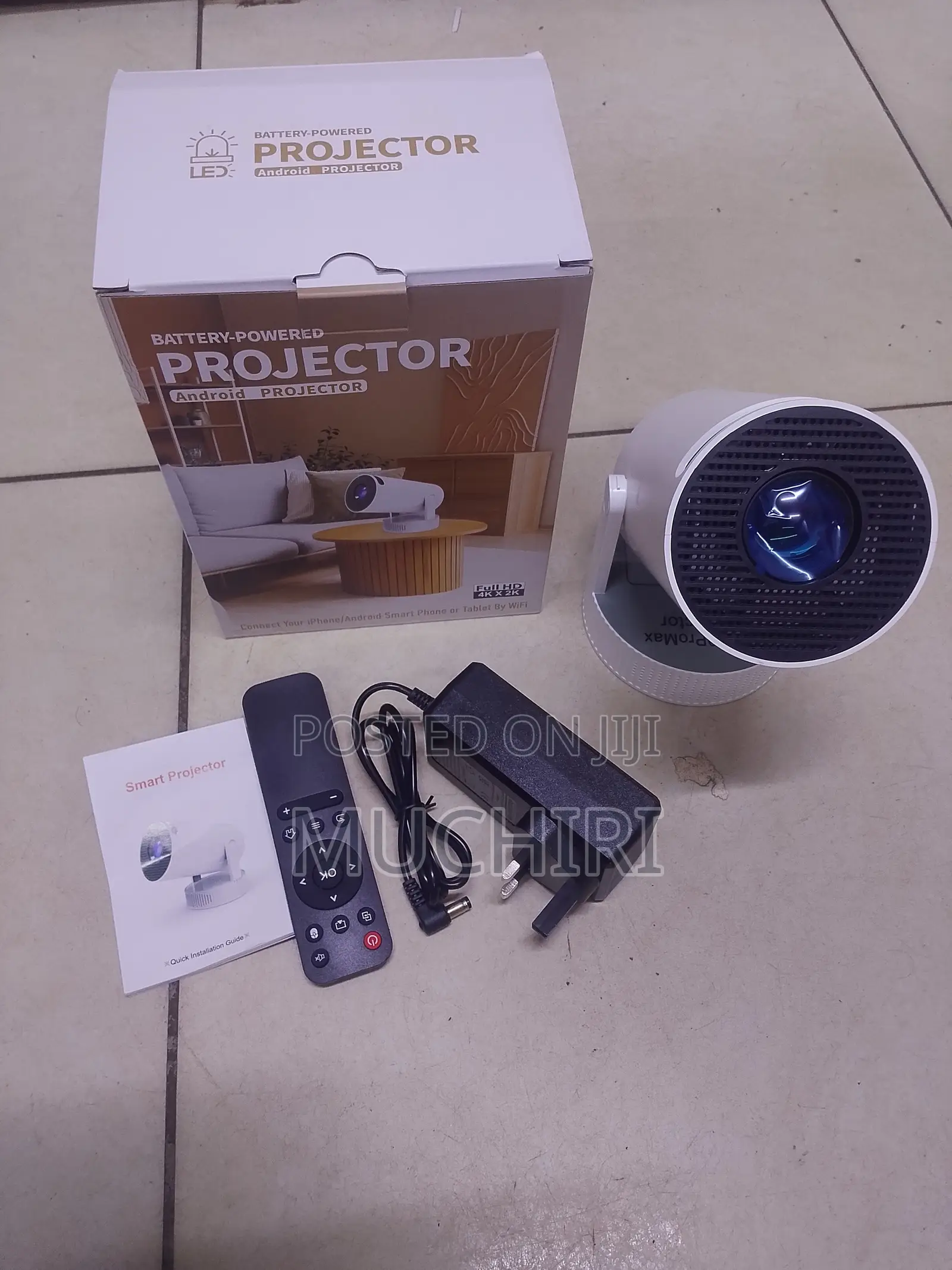 HY300 Mini Home Theatre Projector With Inbuilt Battery