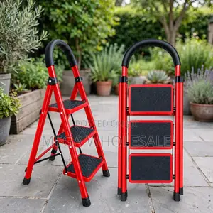 2,3,4 5 Step Folding Ladder Lightweight Frame for Gardening Tasks