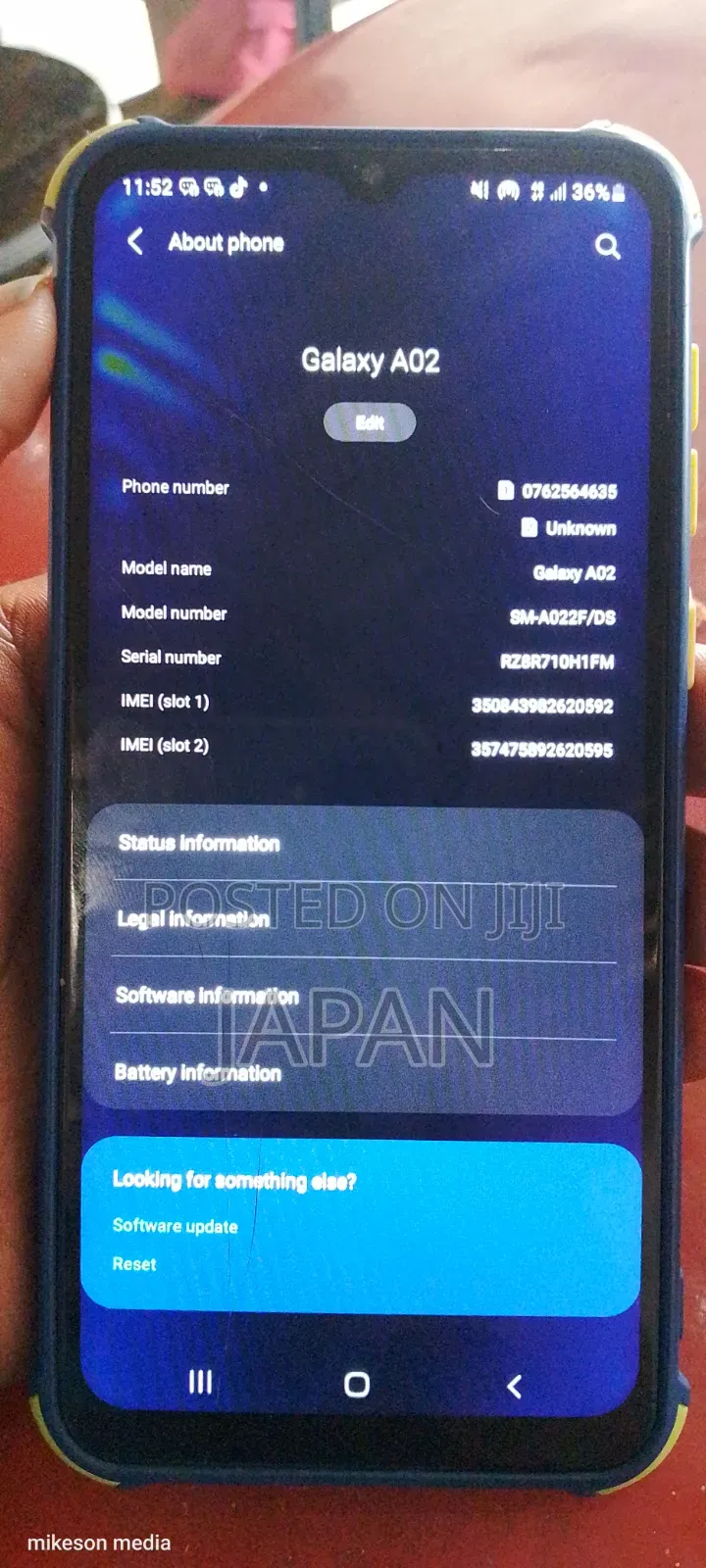 Samsung Galaxy A02 32 GB Black