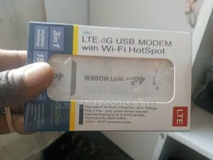 3-in-1 LTE 4G USB Modem With Wi-Fi Hotspot