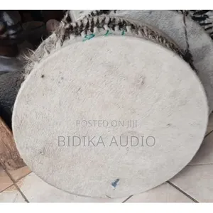 African Akorino Drum Crafted From Original Cow/Goat