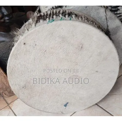 African Akorino Drum Crafted From Original Cow/Goat