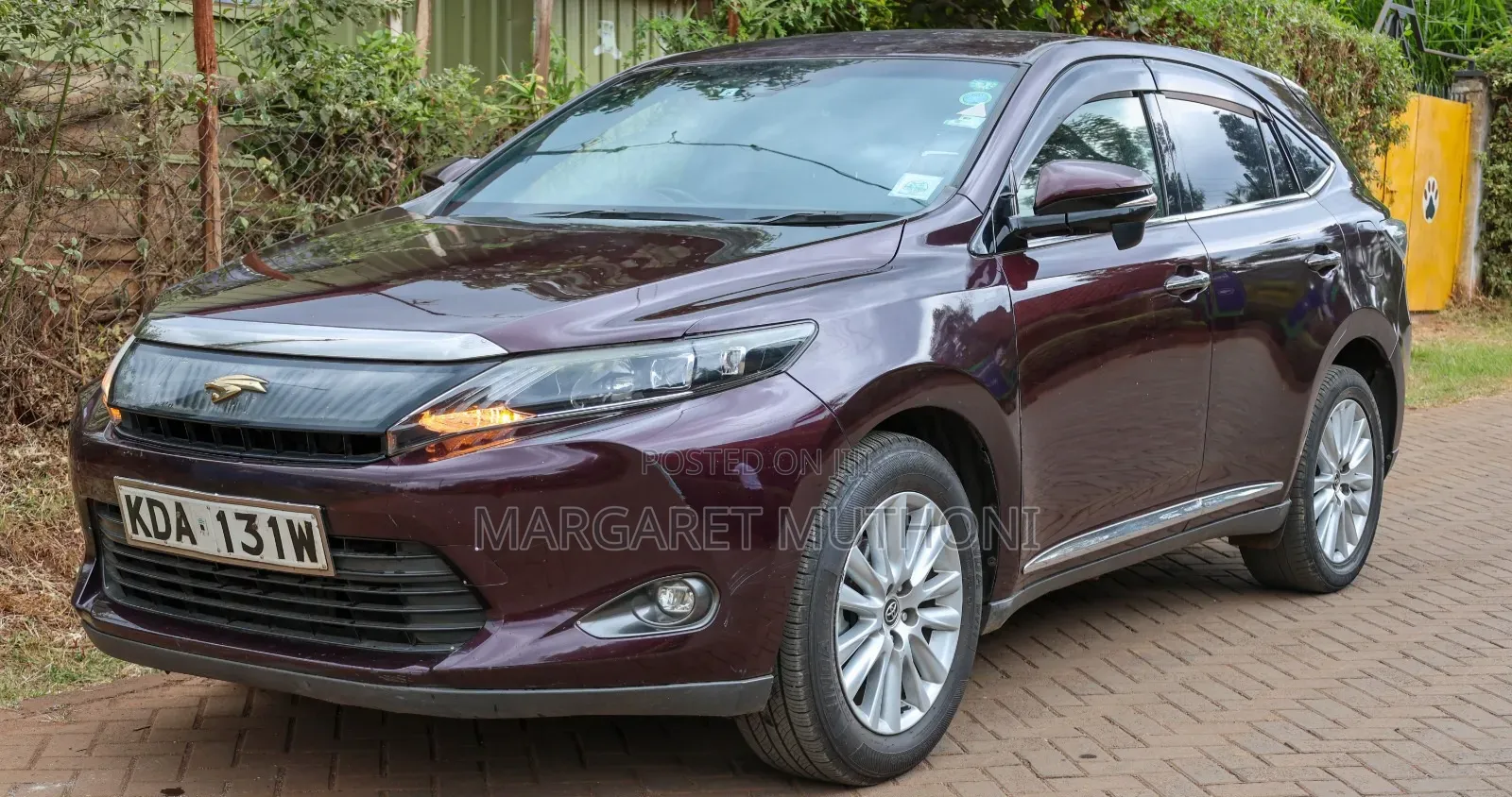 Toyota Harrier 2014 Maroon