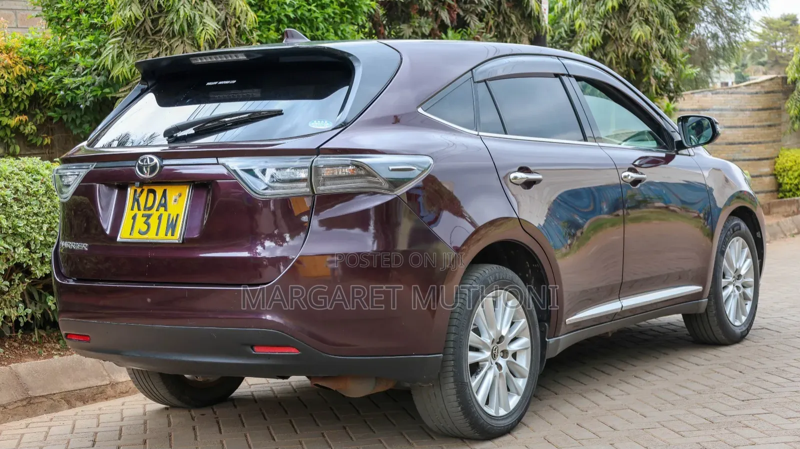 Toyota Harrier 2014 Maroon