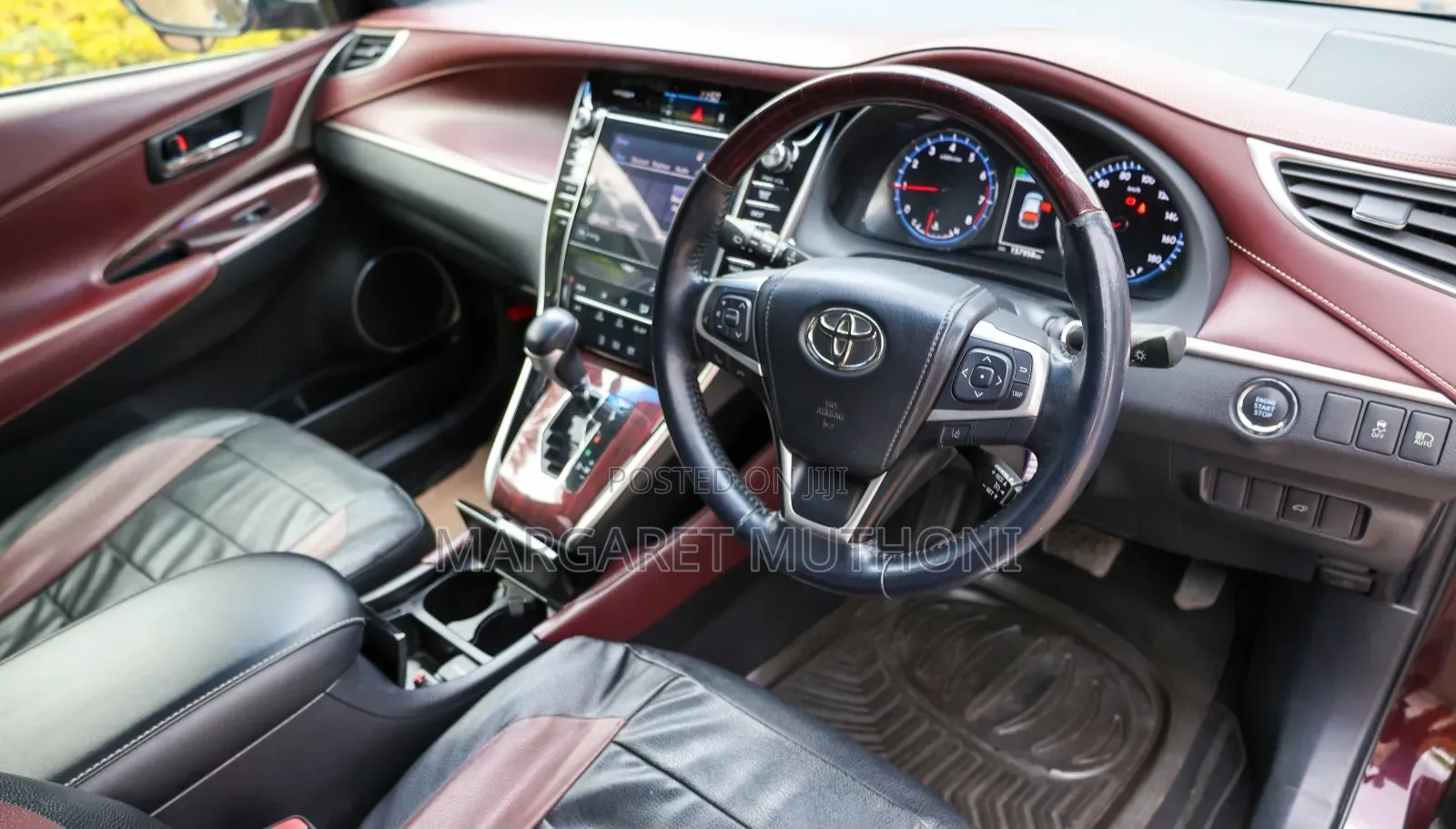 Toyota Harrier 2014 Maroon
