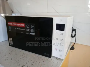 LG 25L NeoChef Smart Inverter Solo Microwave (MS2535GISW) - White