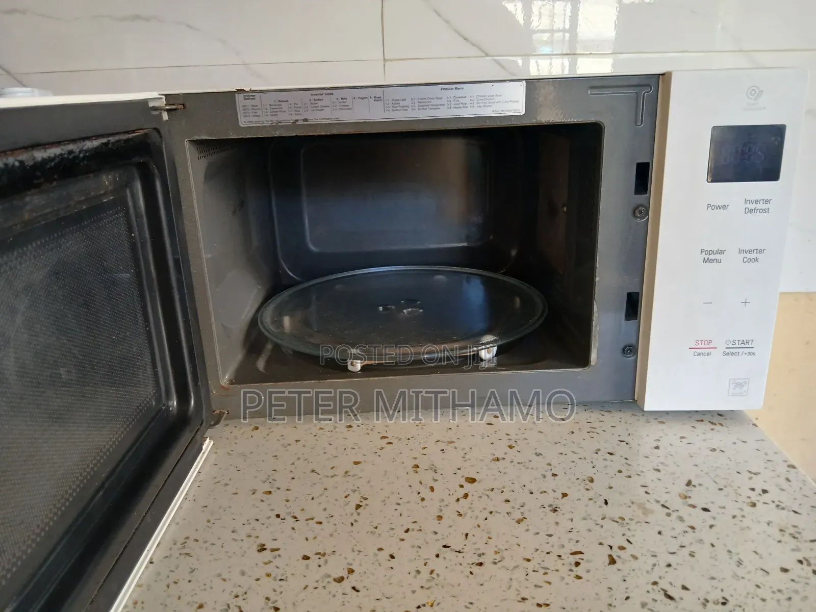 LG 25L NeoChef Smart Inverter Solo Microwave (MS2535GISW) - White