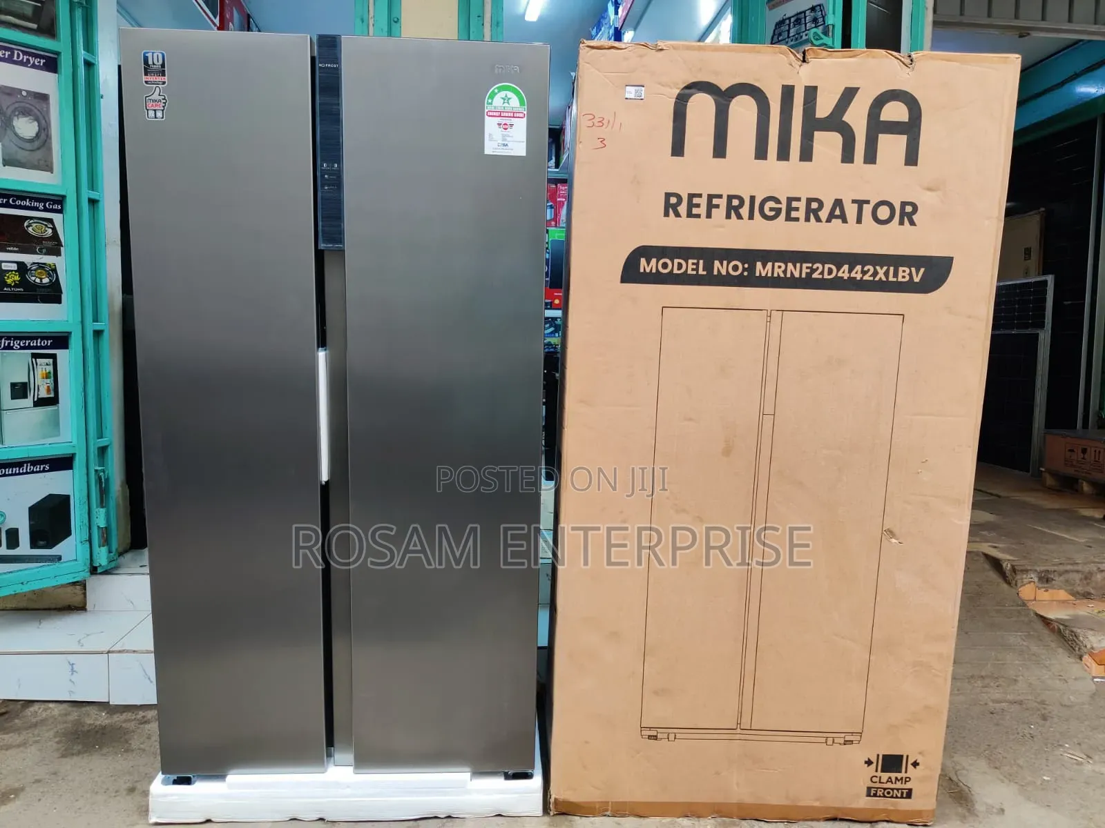 Mika Fridge Side by Side 442L