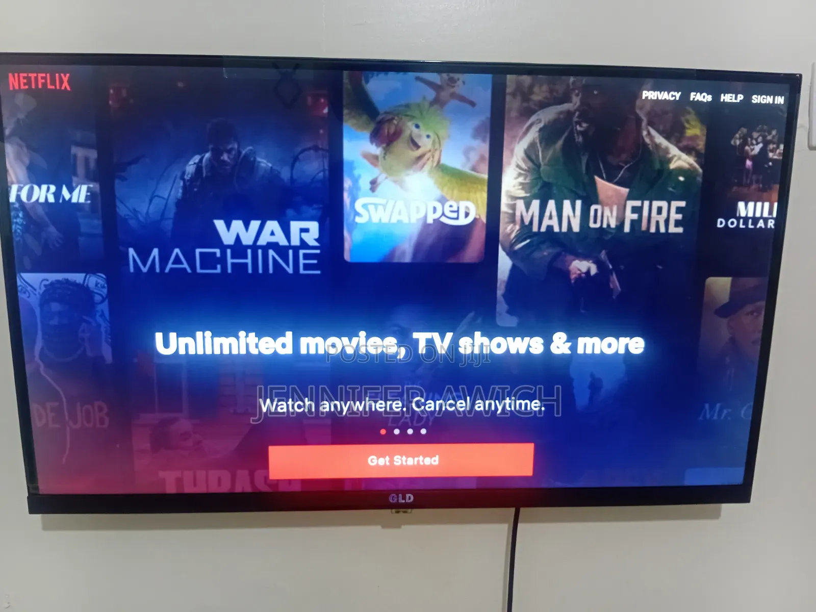 GLD Frameless Smart Android TV