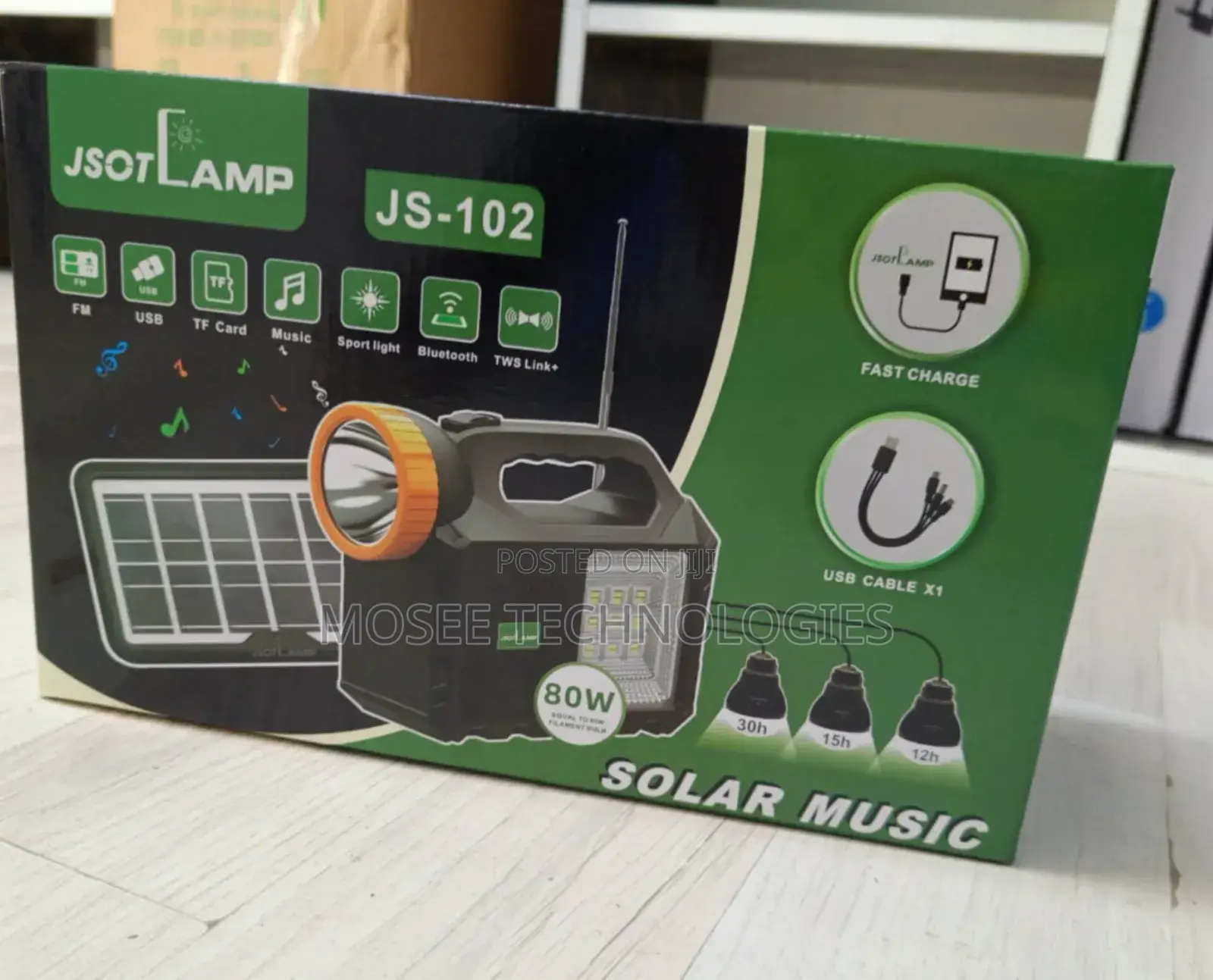 JSOT 102 Solar Light System With LED Lighting